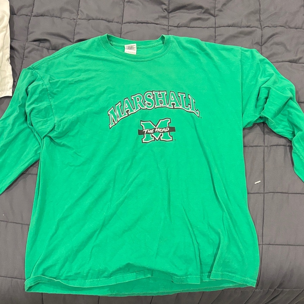 Marshall Vibrant Green Long Sleeve Tee